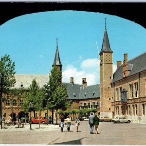 c1970s Middelburg, Netherlands Abdij Abbey Square Cars People Chrome 4x6 PC M26