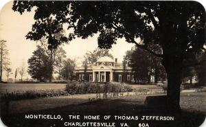 F28/ Charlottesville Virginia RPPC Postcard 1946 Thomas Jefferson Monticello 5