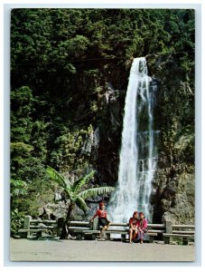 The Rustic Village Of Wulai Waterfall And Aboriginal Dancers Taiwan Postcard