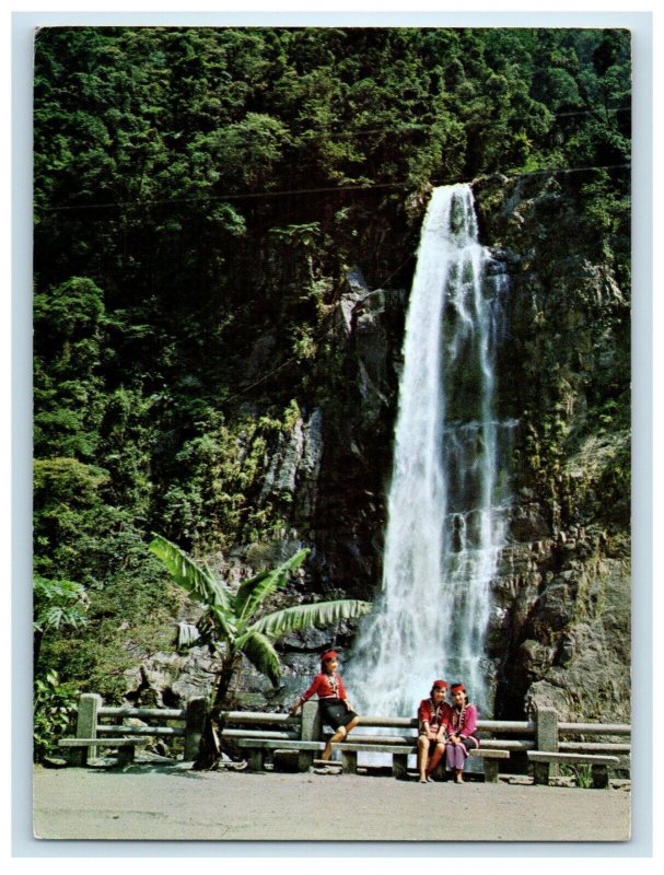 The Rustic Village Of Wulai Waterfall And Aboriginal Dancers Taiwan Postcard