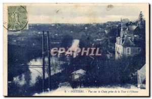 Poitiers Old Postcard View Chain making the tower the & # 39oiseau