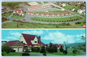 c1960 Davis West Virginia Vintage Postcard Stone Motel Blackwater Falls Exterior