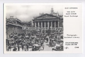 pp2206 - London - City Rush Hour outside the Royal Exchange - Pamlin postcard