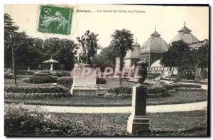 Old Postcard Rennes Les Jardin des Plantes Greenhouses