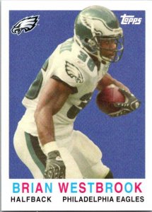 2008 Topps Football Card Brian Westbrook Philadelphia Eagles sk20785