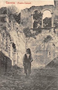 ITALY TAORMINA FINESTRE CIAMPOLI POSTCARD