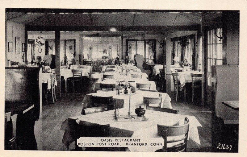 Postcard Oasis Restaurant in Branford, Connecticut~130361