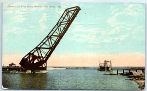 Postcard - Entrance to Long Beach Harbor - Long Beach, California