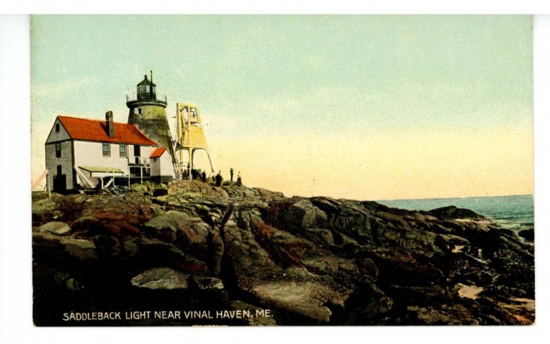 ME - Vinal Haven. Saddleback  Lighthouse