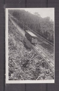 JAPAN, ELECTRIC TRAIN, DOWNHILL, c1950 ppc., unused.