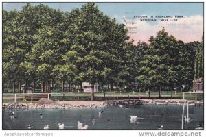 Mississippi Meridian Lagoon In Highland Park 1942