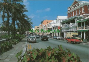 Bermuda Postcard - Front Street, Hamilton, Bermuda   RR12271
