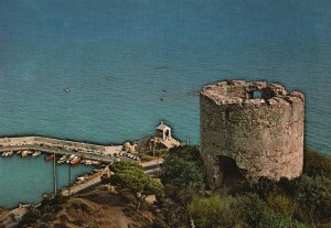 Postcard The Little Chapel And S. Crose's Tower Riviera Dei Fiore Alassio Italy