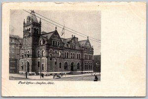 Dayton Ohio c1906 Postcard Post Office Building