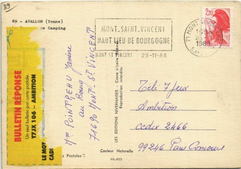 CPM AVALLON Camping (1196368)