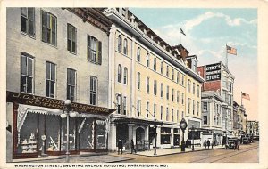 Washington Street, Arcade Building Hagerstown, Maryland MD