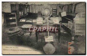 Old Postcard Ars furniture and relics From Blessed Cure D & # 39Ars