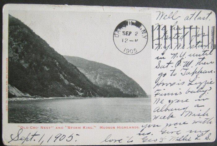 Old Cro Nest and Storm King Hudson Highlands NY 1905 Bryant Union No 102