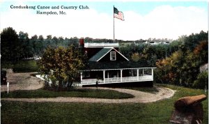 Hampden, Maine - The Conduskeag Canoe and Country Club - c1908