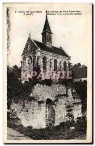 Old Postcard Chevreuse Valley L & # 39abbaye Port Royal fields and the old ki...