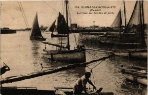 CPA St-GILLES-CROIX-de-VIE - L'Arrivée des bateaux de peche (637140)