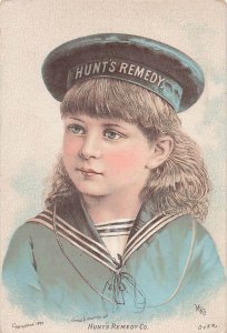 1883 Child Sailor Suit Hunts Remedy Quack Medicine  P4