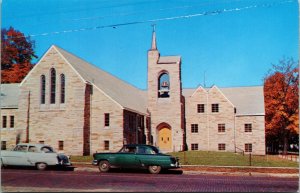 First Evangelical United Brethern Church Niles Michigan MI VTG Postcard UNP 
