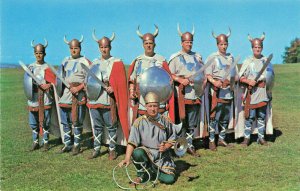 Binghamton NY Aahmes Grotto Vikings Masonic Temple Postcard