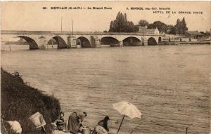 CPA MEULAN - Le Grand Pont (453122)