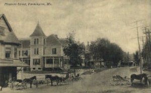 Pleasant St. in Farmington, Maine