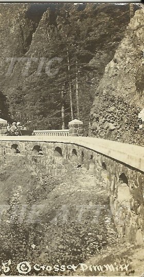 Shepherds Dell on Columbia Highway Oregon RPPC Vintage Real Photograph Postcard