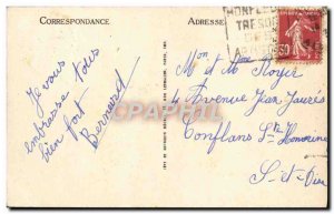 Old Postcard Honfleur Mont Joli