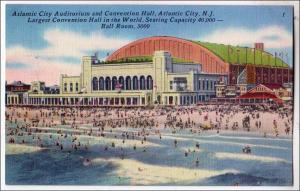 Auditorium, Convention Hall, Atlantic City NJ