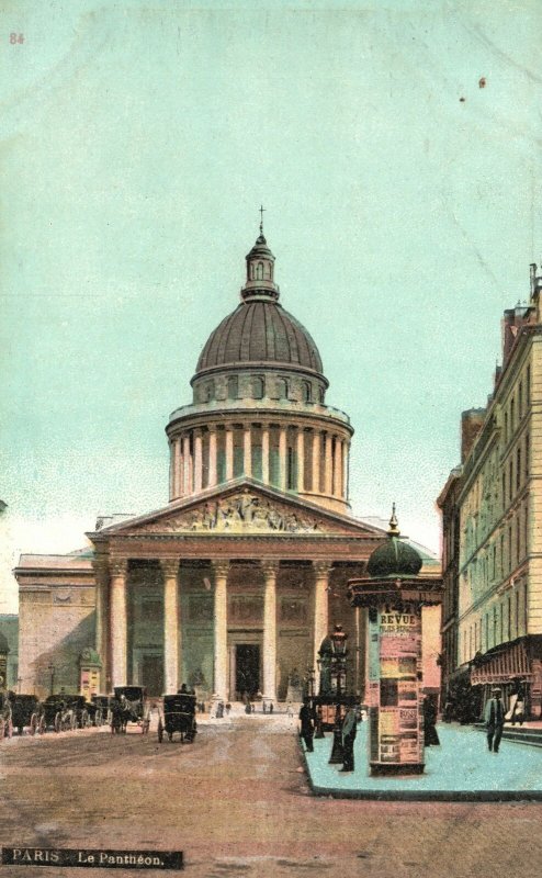 Vintage Postcard 1910's Monument Le Pantheon Paris France FR