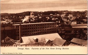Postcard Factory of the New Home Sewing Machine in Orange, Massachusetts~136640