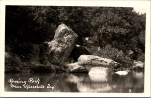 Real Photo Postcard Roaring Rock near Kerrville, Texas