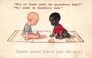 2 boys on carpet Postcard