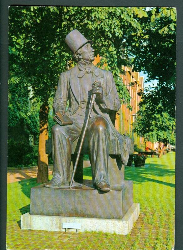 Denmark. Postcard. H.C. Andersen Statue. 1975 Postal Used.
