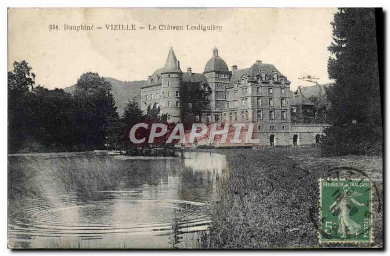 Old Postcard Vizille Chateau Lesdiguiere