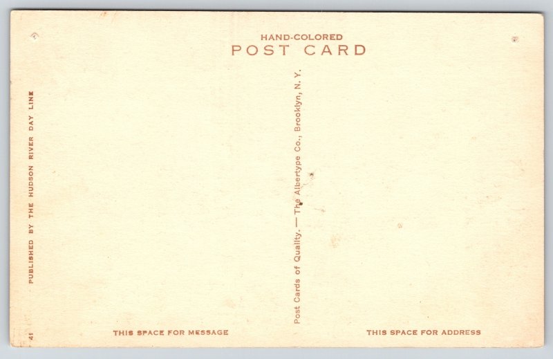 Tarrytown New York~”Sunnyside”~Home Of Washington Irving~Hand-Colored~Vintage PC