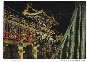 Japan Nikko A Night View Of The Yomeimon Gate