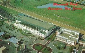 Oceanport NJ Monmouth Park Jockey Club Aerial View Postcard