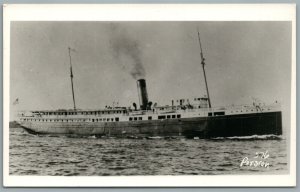 PERSIAN STEAMBOAT VINTAGE REAL PHOTO POSTCARD RPPC