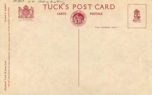 Postcard 1950s UK Royalty Tuck Interior
