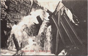 Canada Oxenden Falls Wiarton Ontario Vintage Postcard C093