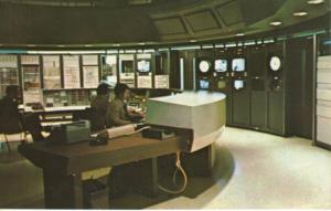 CBC Radio Canada Montreal QC Quebec Maison De TV Control Room Postcard D6