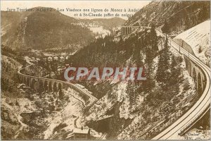 Old Postcard Jura-Tourist-MOREZ The viaducts lines has Morez Andelot and St. ...