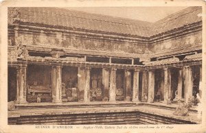 us7473 ruines d angkor galerie sud du cloitre cruciforme du 1 er etage cambodia