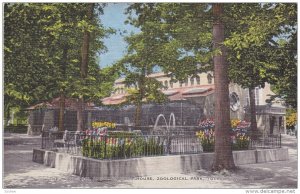 The Plaza Pool and Carnivora House, Zoological Park, Toledo, Ohio, 1930-40s