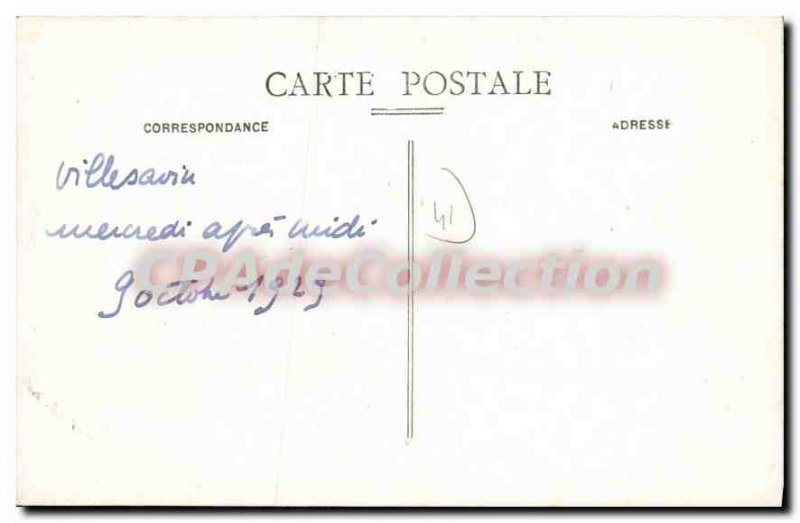 Postcard Old Castle Villesavin facede Meridionate